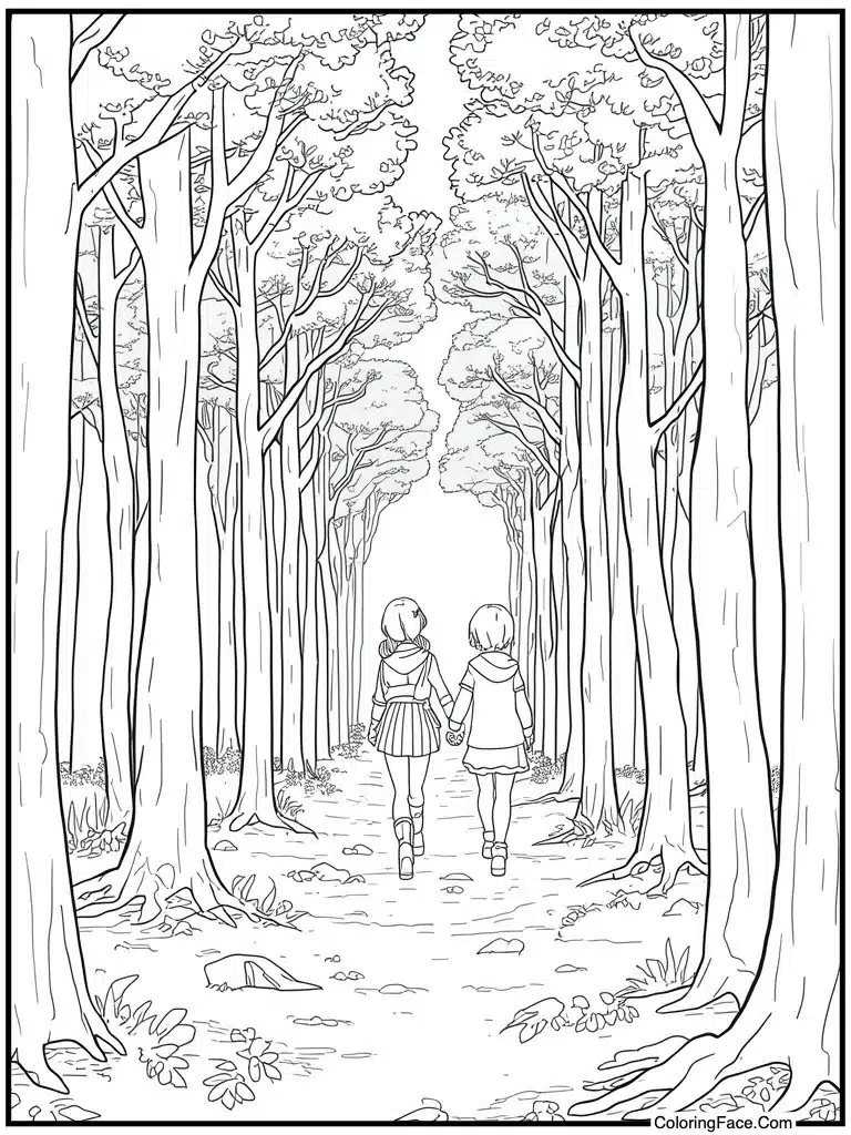 Holding hands walking close