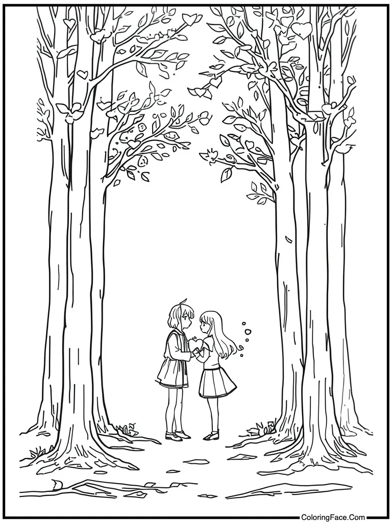 Giving a valentine gift