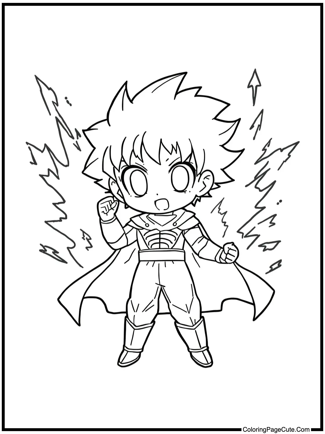 of a Magical Girl on a Flying Broom