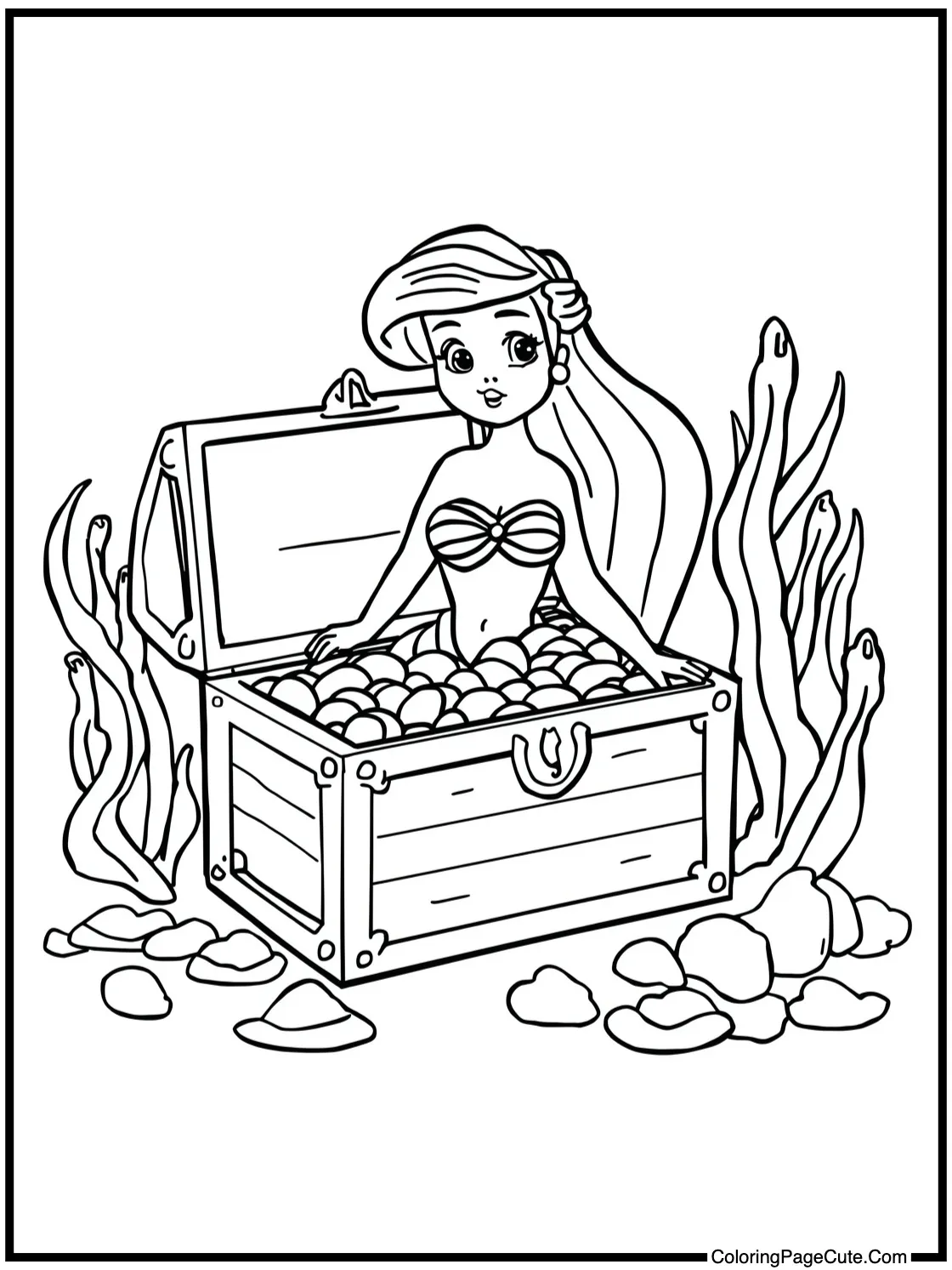 with a treasure chest