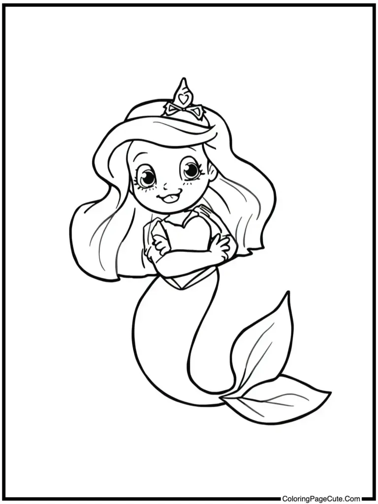 Ariel Coloring Pages