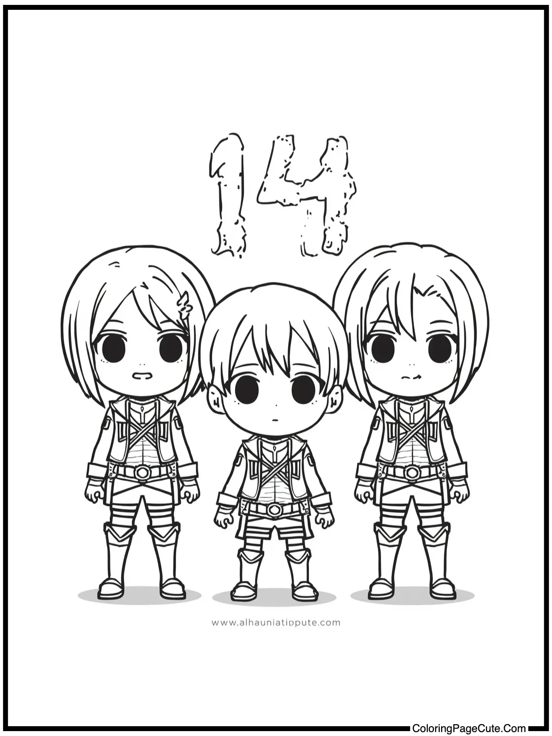 showing friendly characters