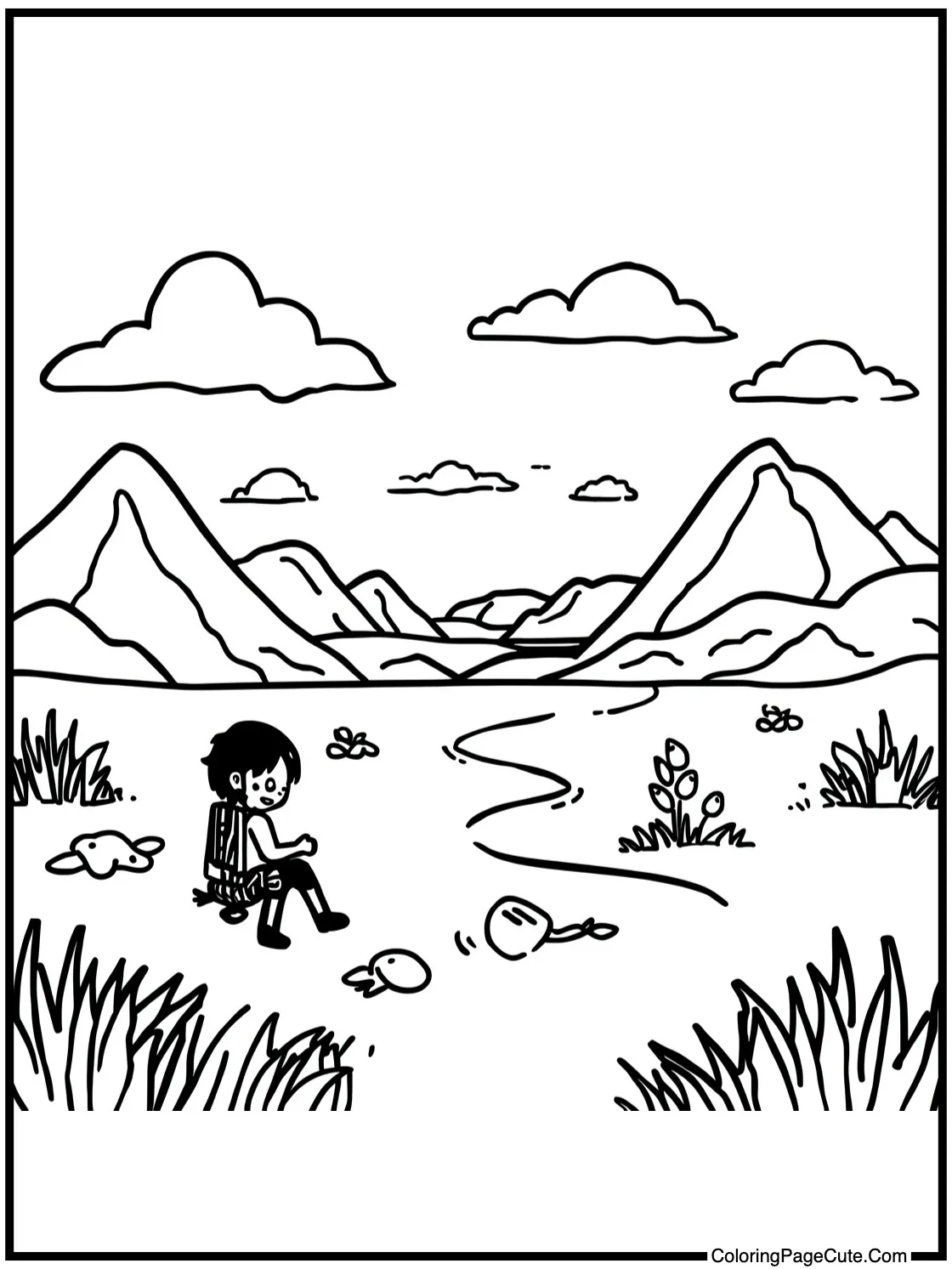 of a peaceful landscape