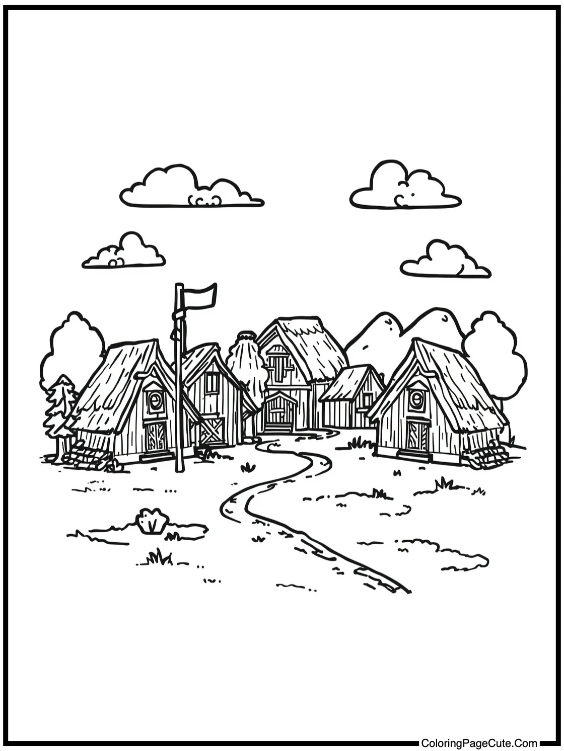 of a peaceful village