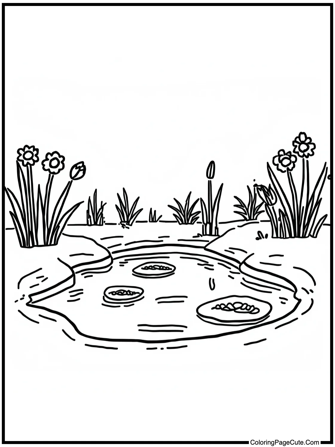 a tranquil pond