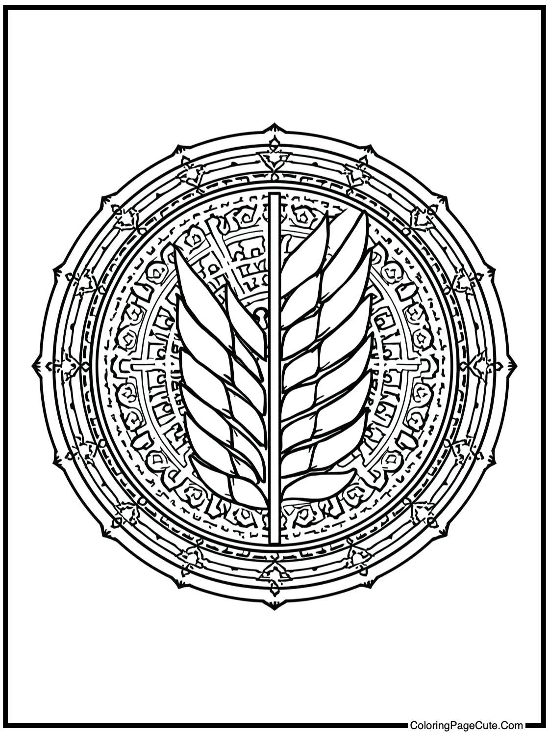 with intricate mandalas