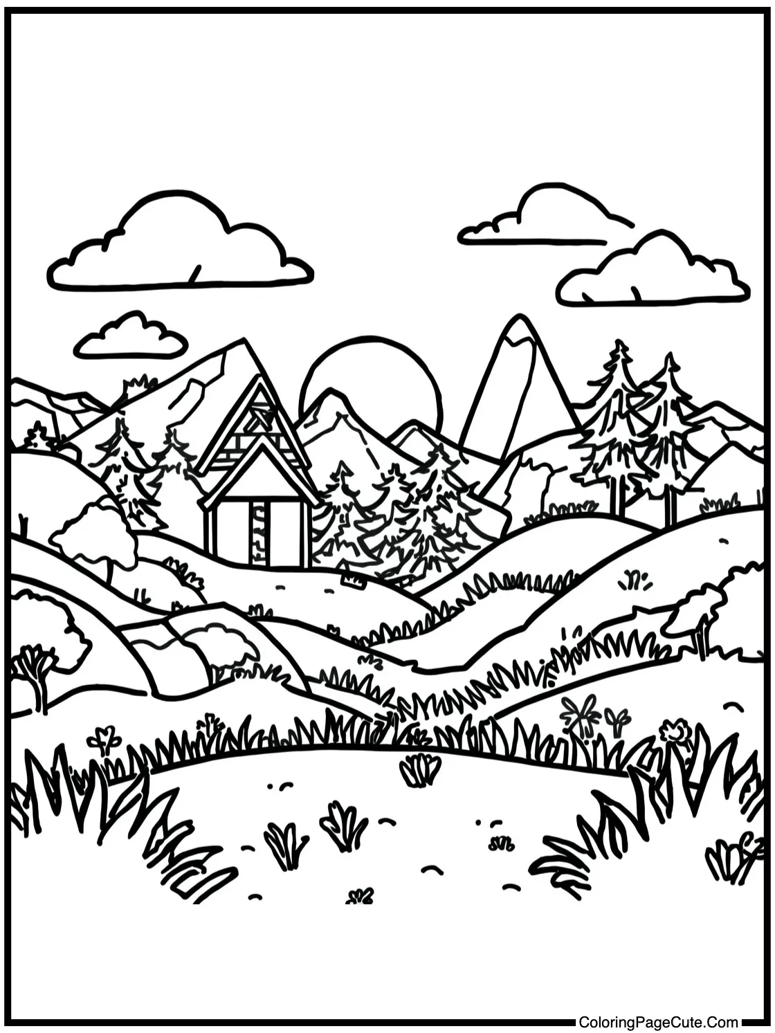 a delightful landscape