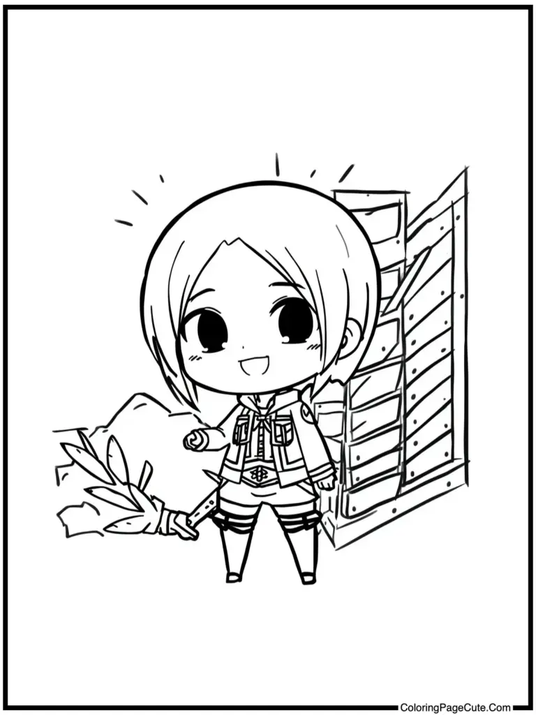 Attack On Titan Coloring Pages