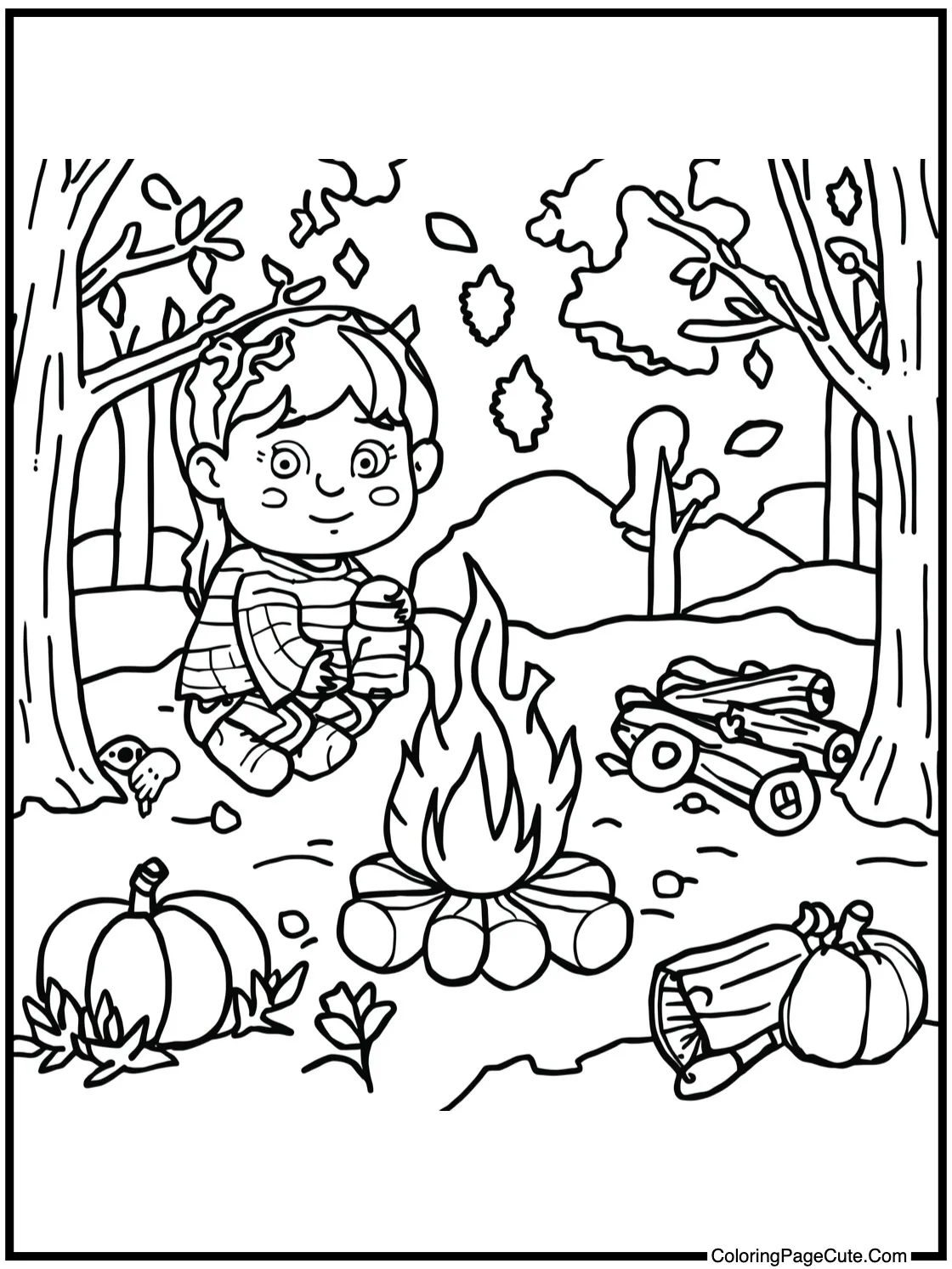 Woodland creatures gathering