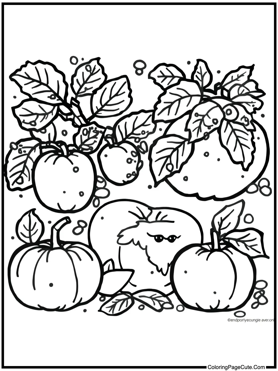 Forest animals playing