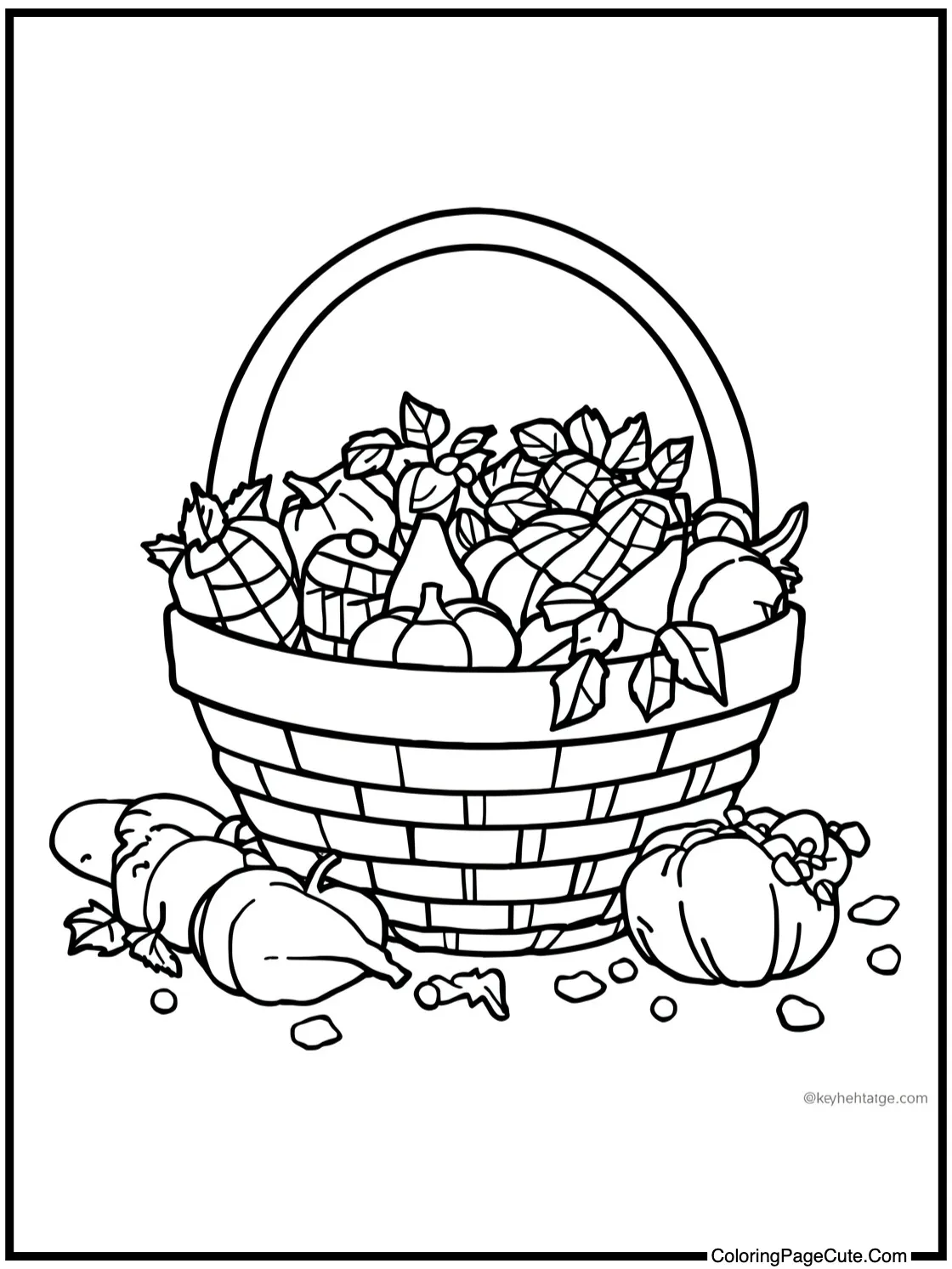 Bountiful harvest basket