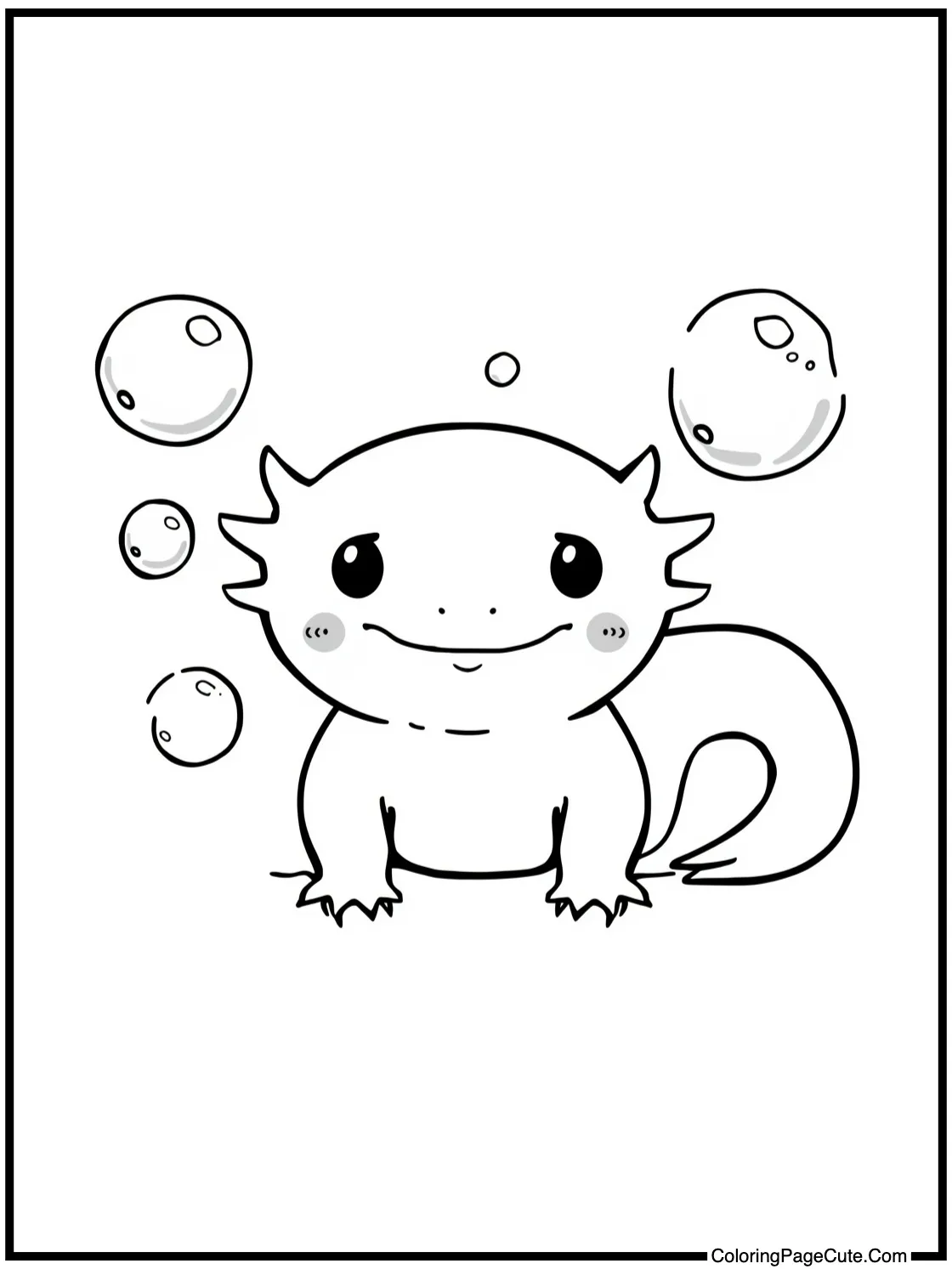 enjoying a bubble bath