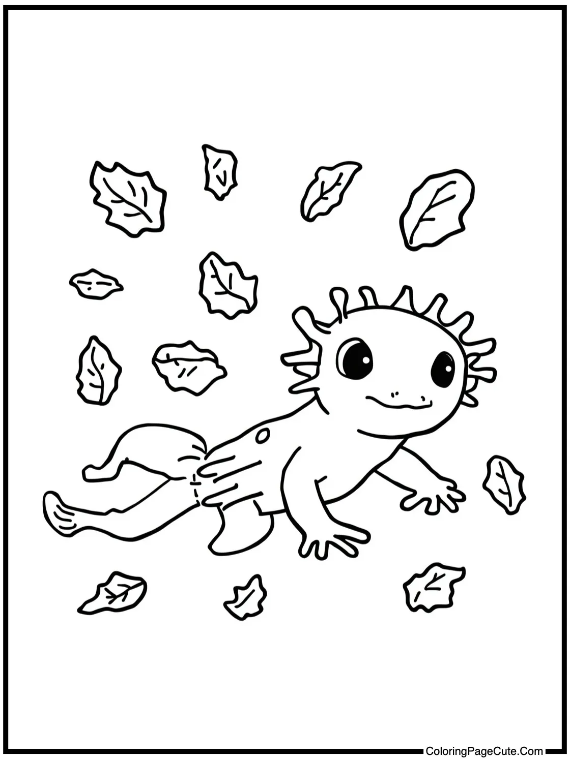 catching falling leaves