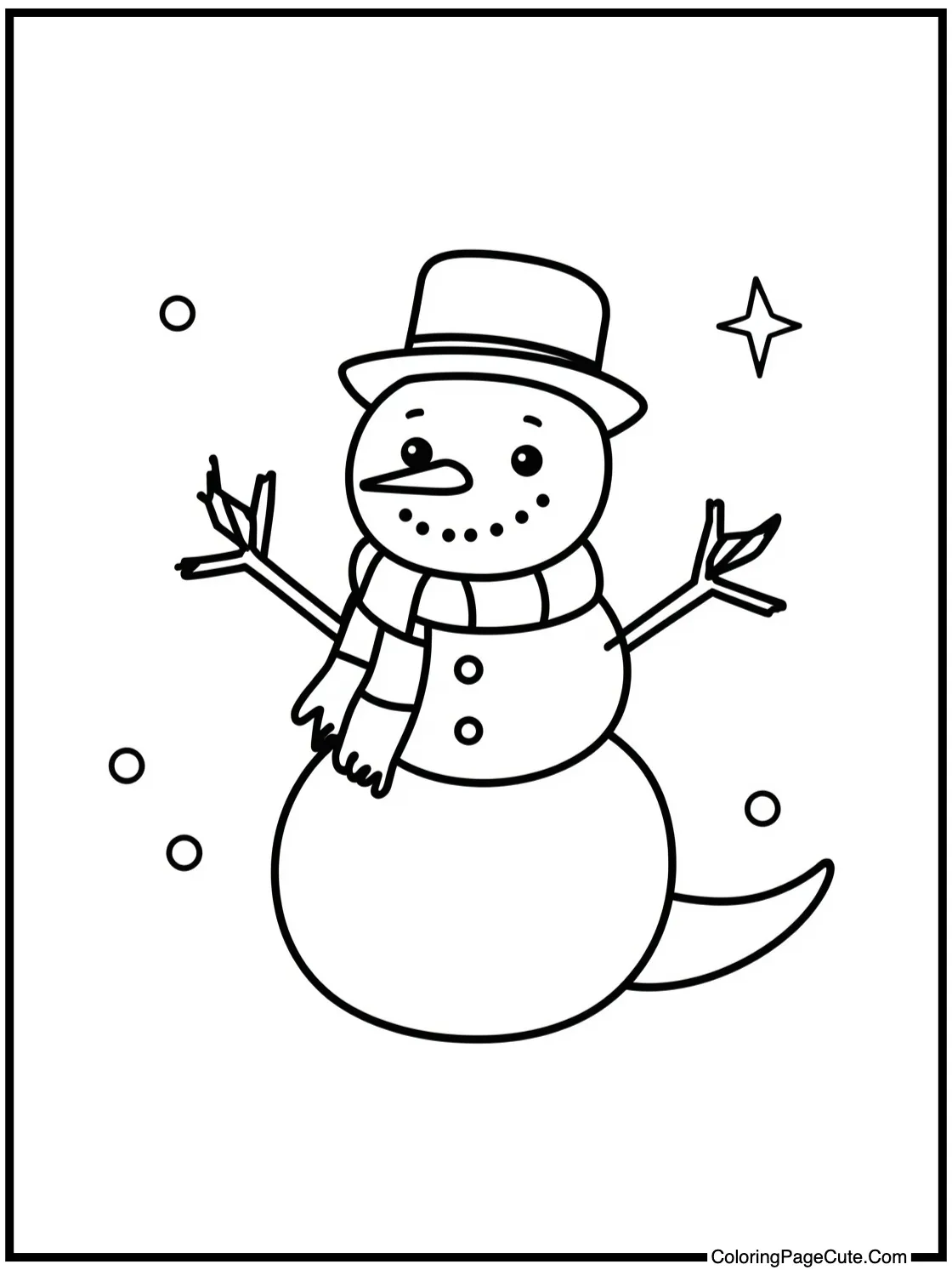 making a snowman