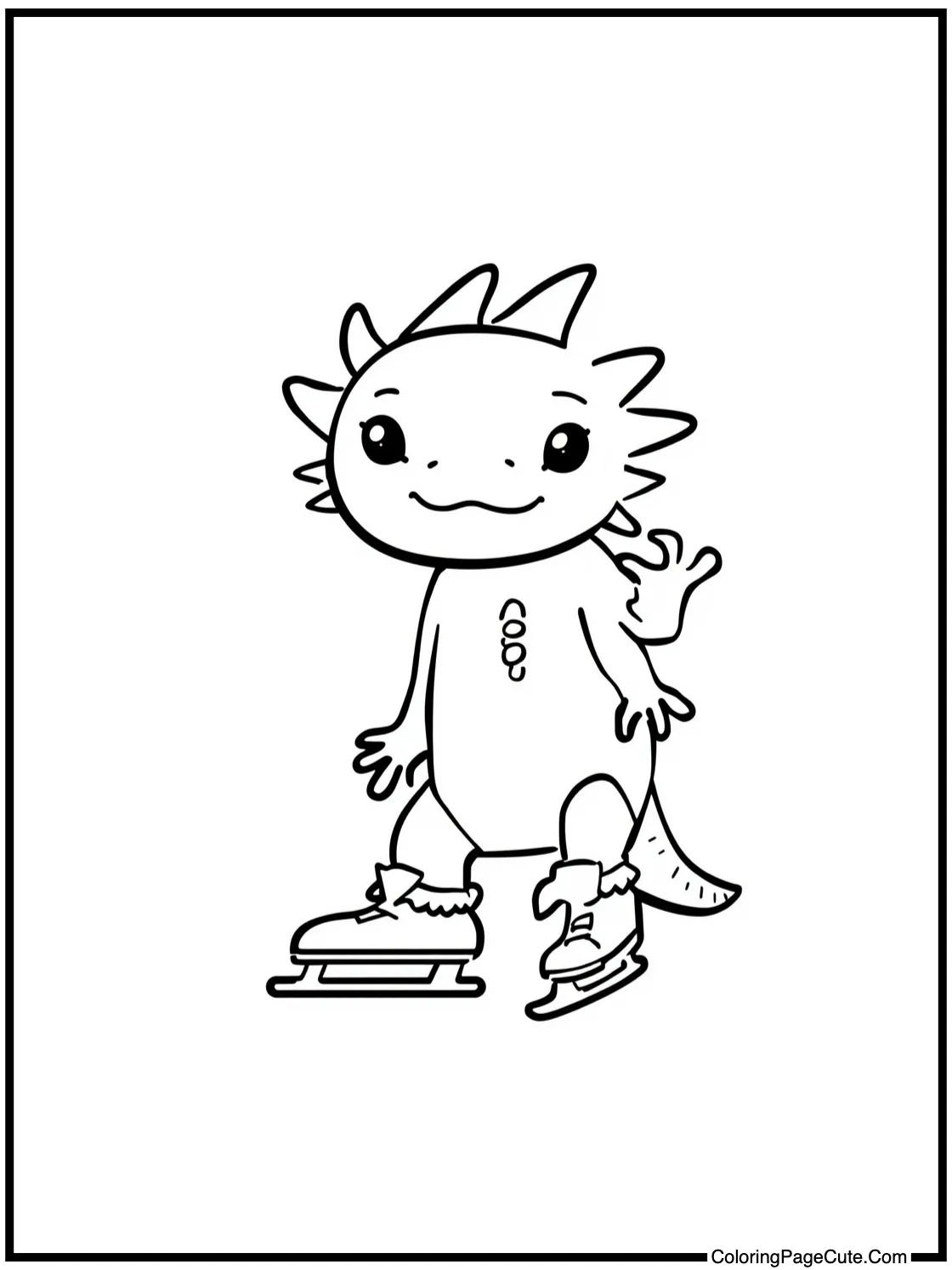 ice skating gracefully