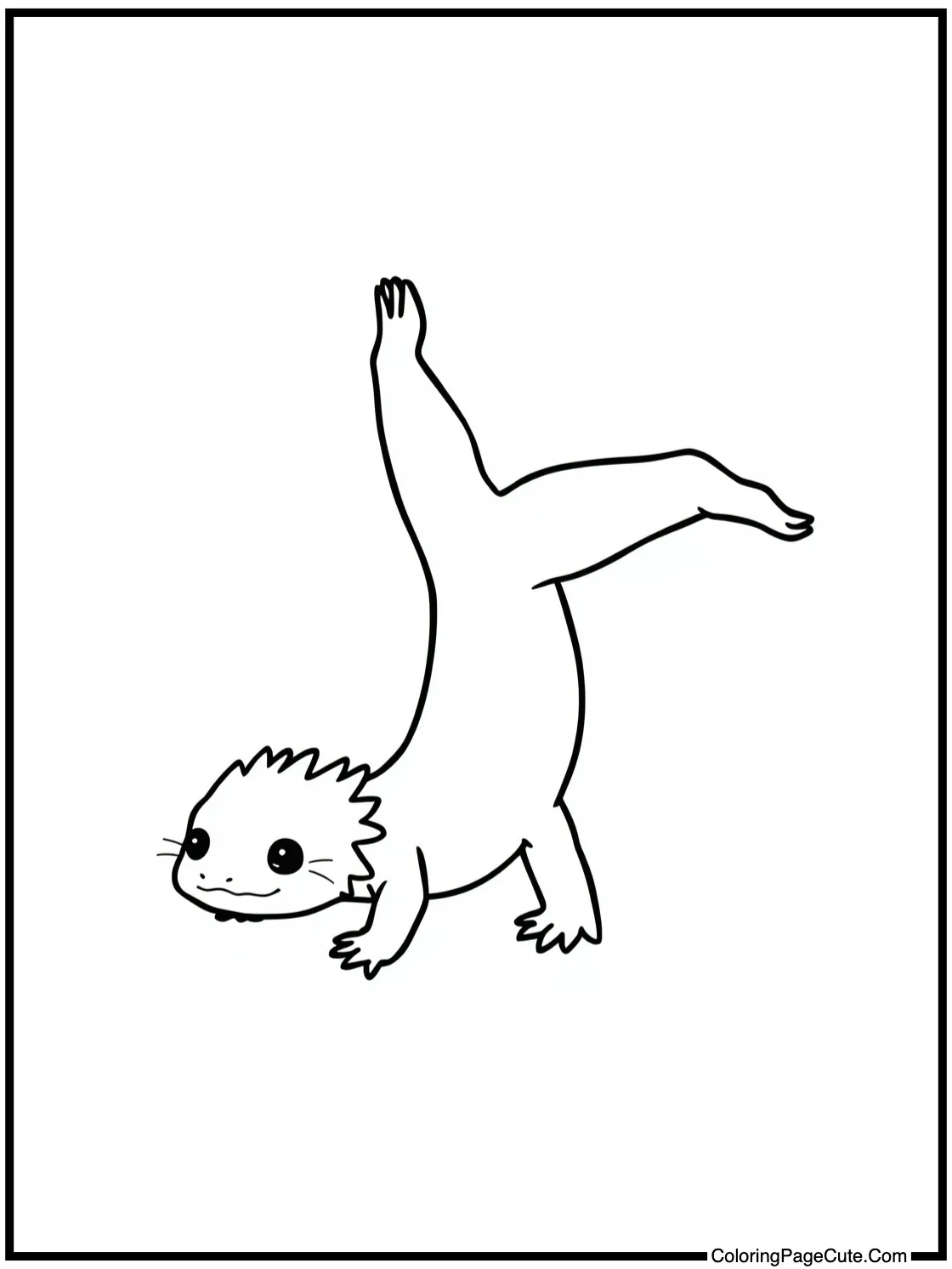 doing gymnastics splits