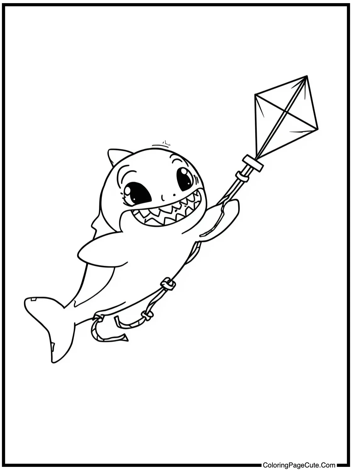 flying a kite