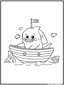 Baby Shark Coloring Pages