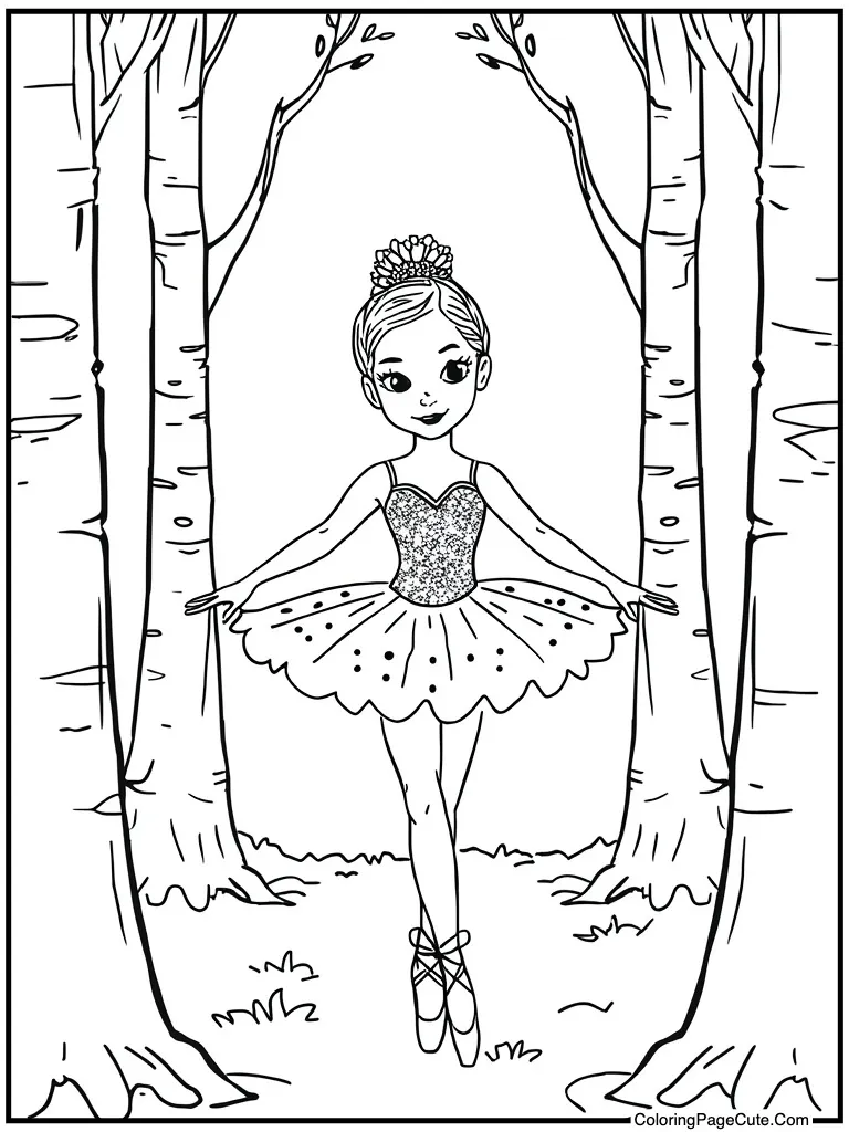 Wearing a sparkly tiara