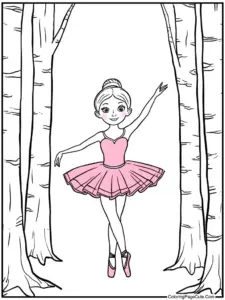 Ballerina Coloring Pages For Adults
