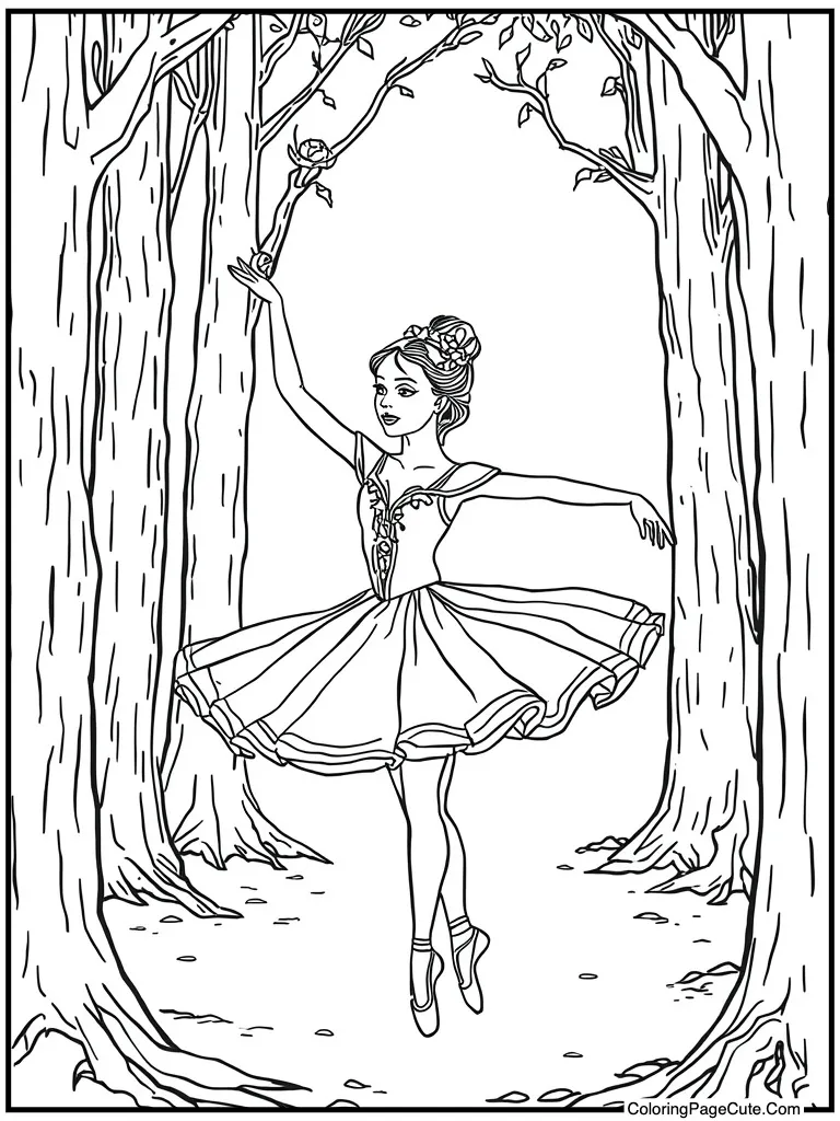 Sleeping beauty rose dance