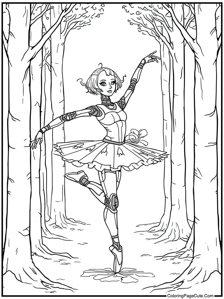 Robot dancing mechanical moves