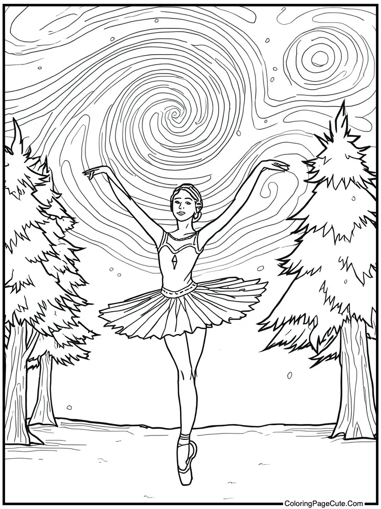 Starry sky background view