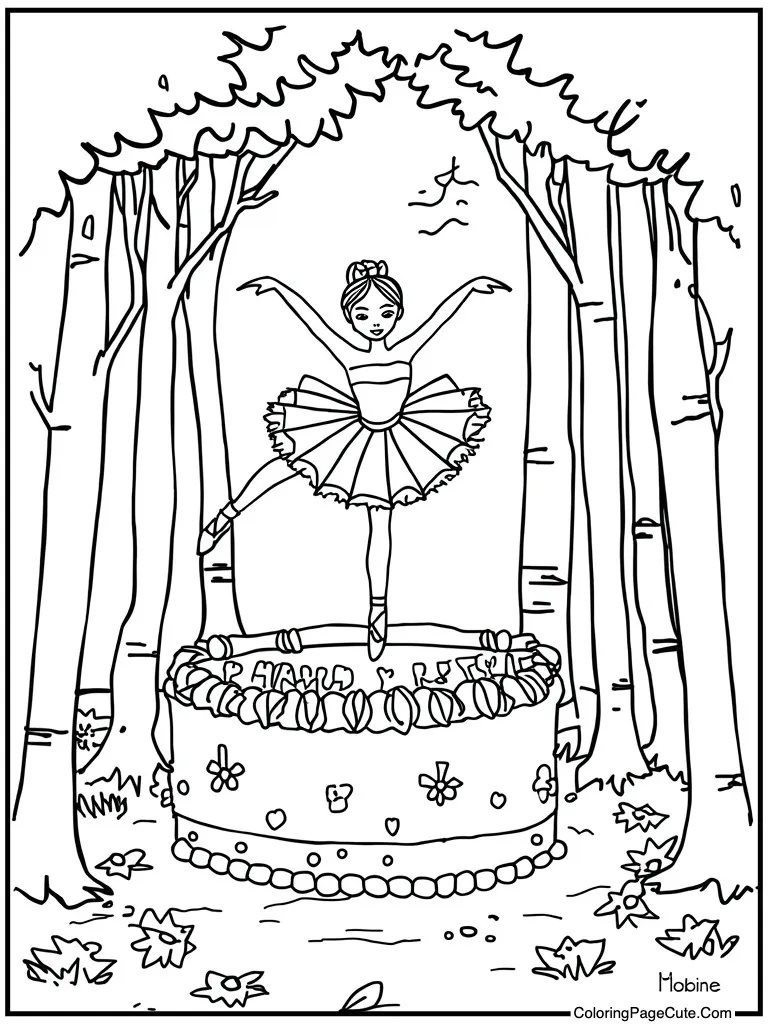 Birthday cake with topper