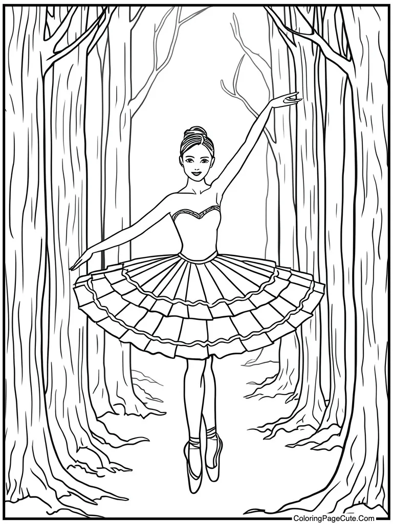 Skirt with many layers