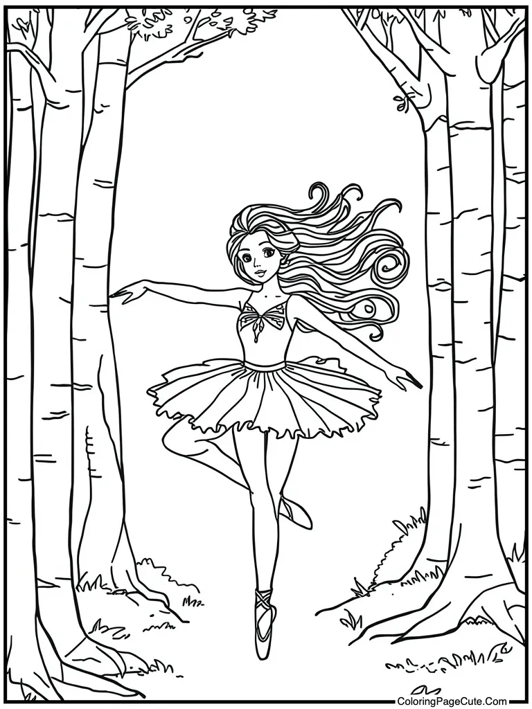 Loose hair flowing wild