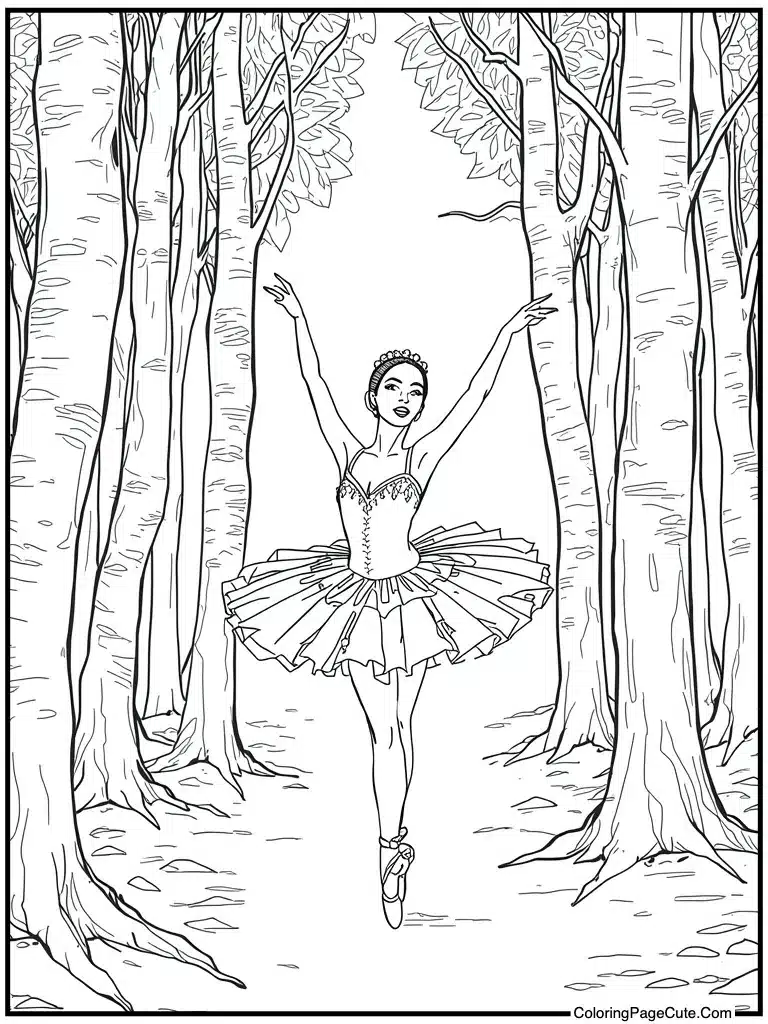 Detailed sketch for adults