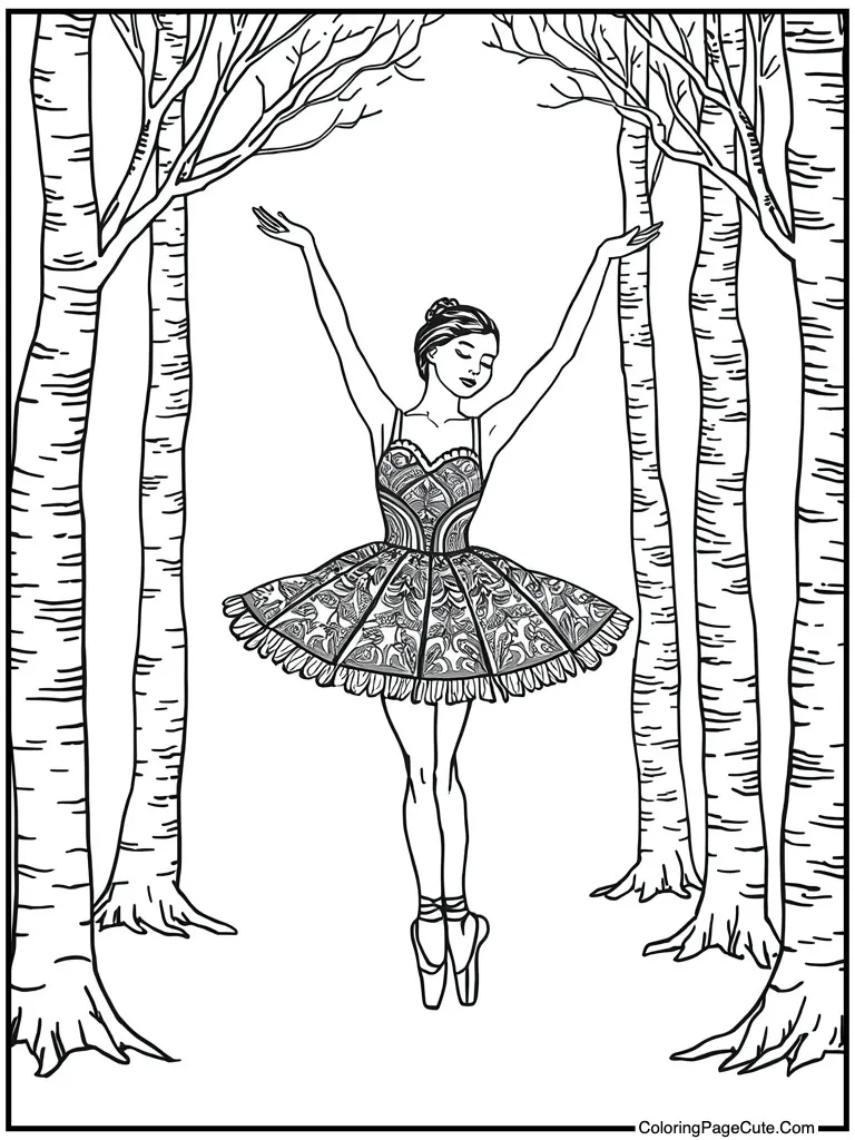 Zentangle doodle dance art