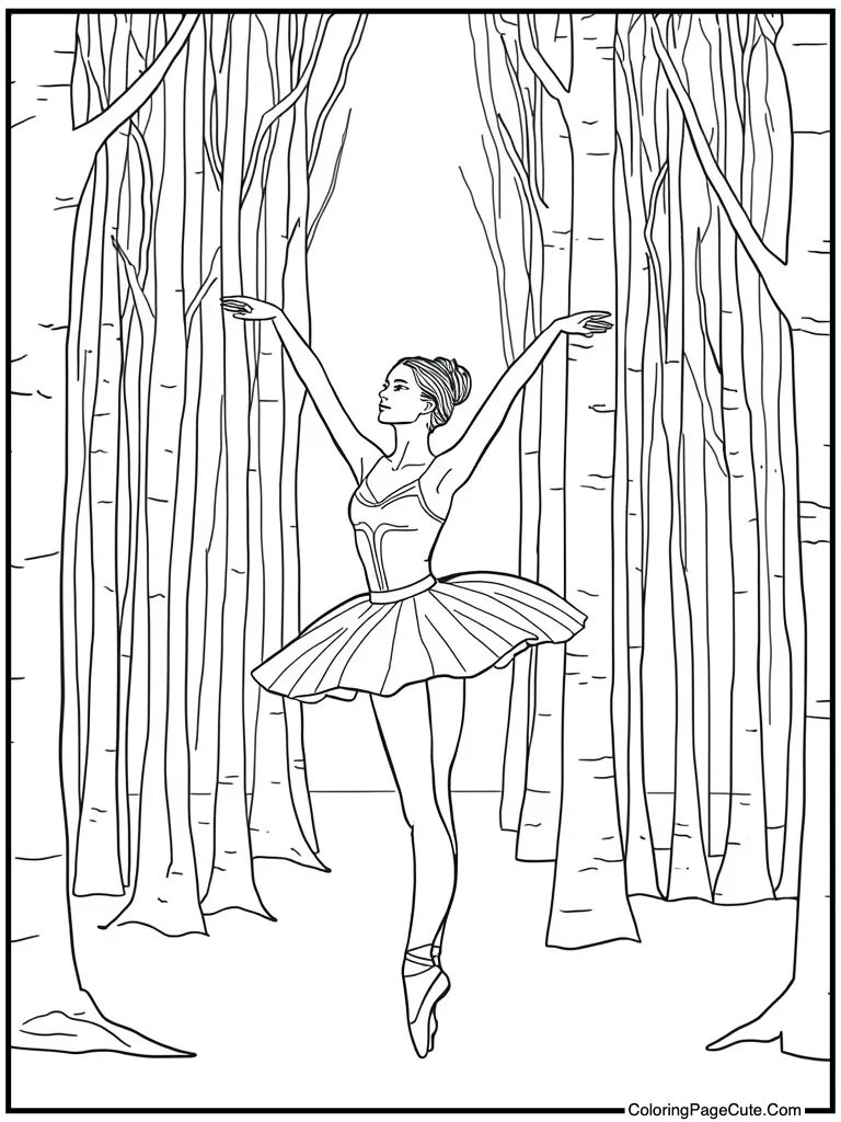 Contemporary modern dance flow