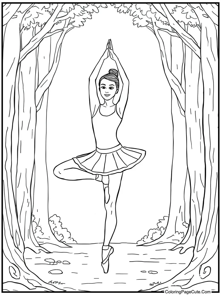 Yoga dancer pose balance