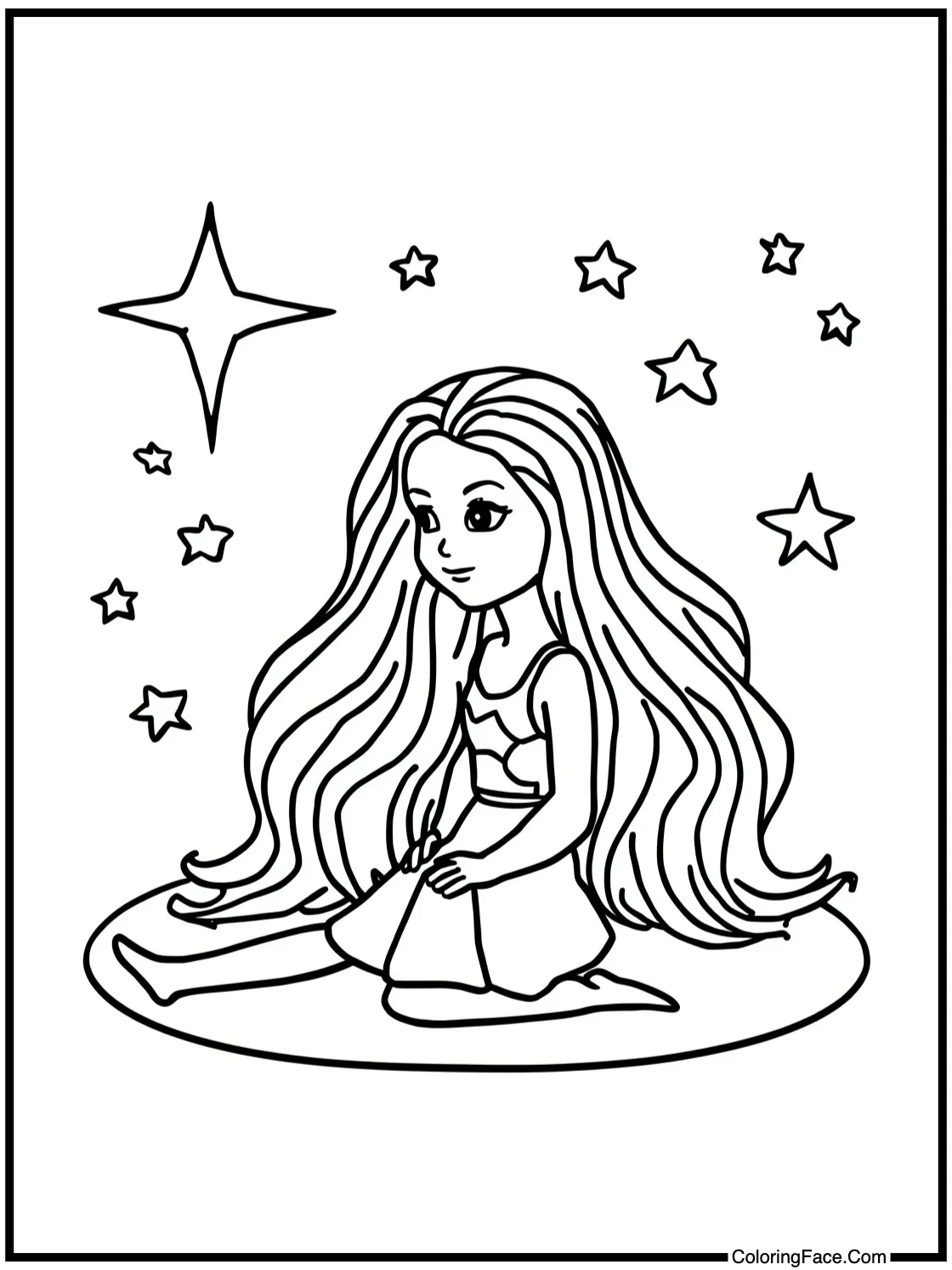 stargazing peacefully