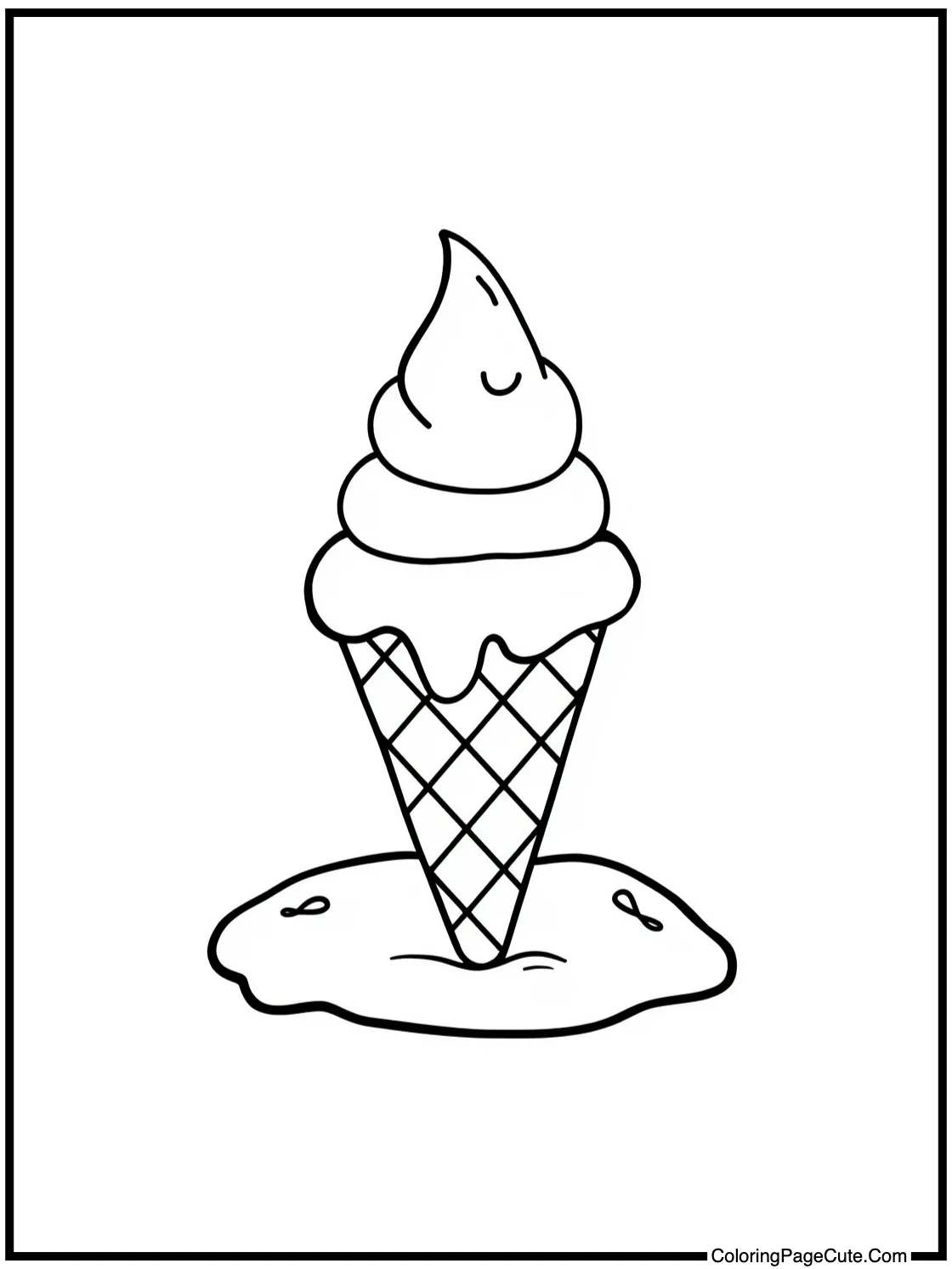 with a Melting Ice Cream