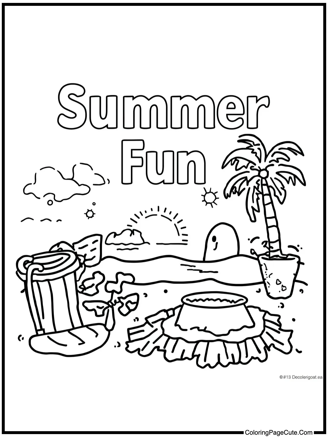 with "Summer Fun" Text