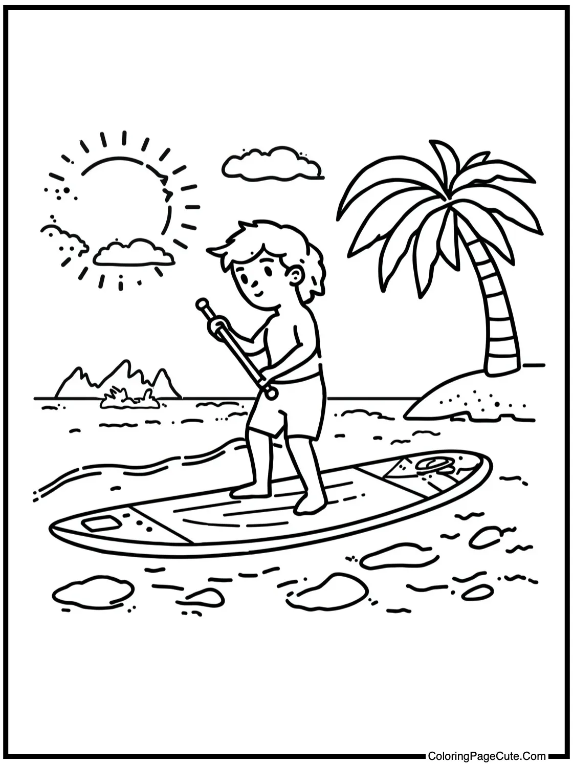 with a Paddleboarder