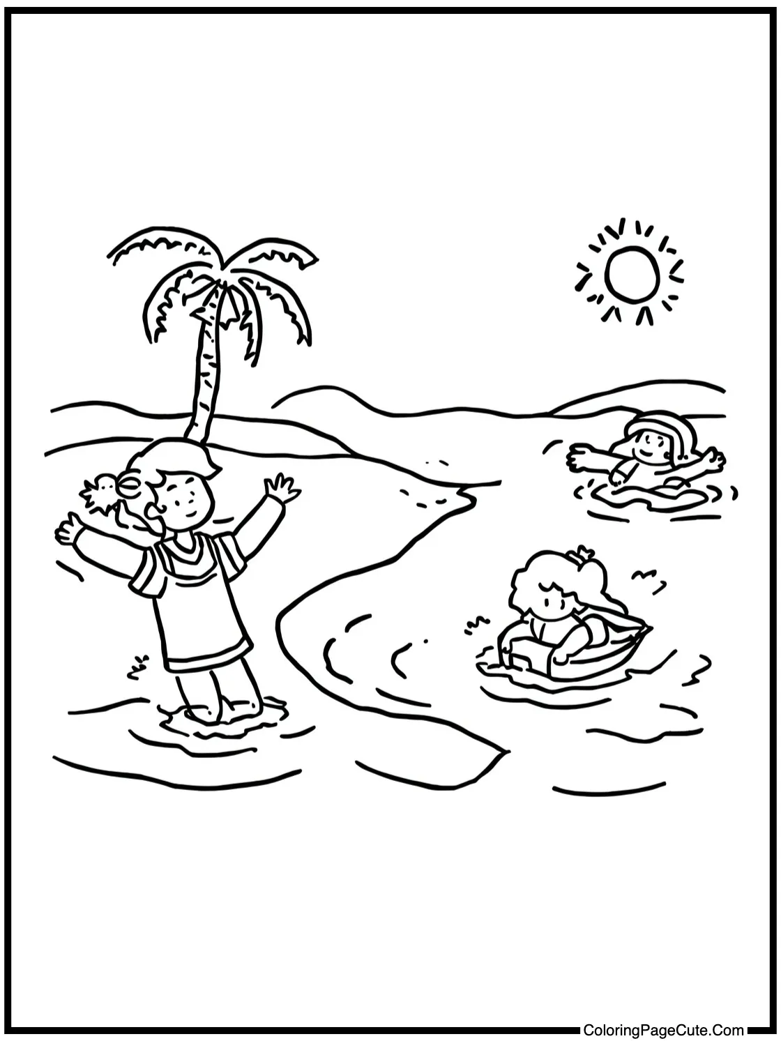 with People Swimming