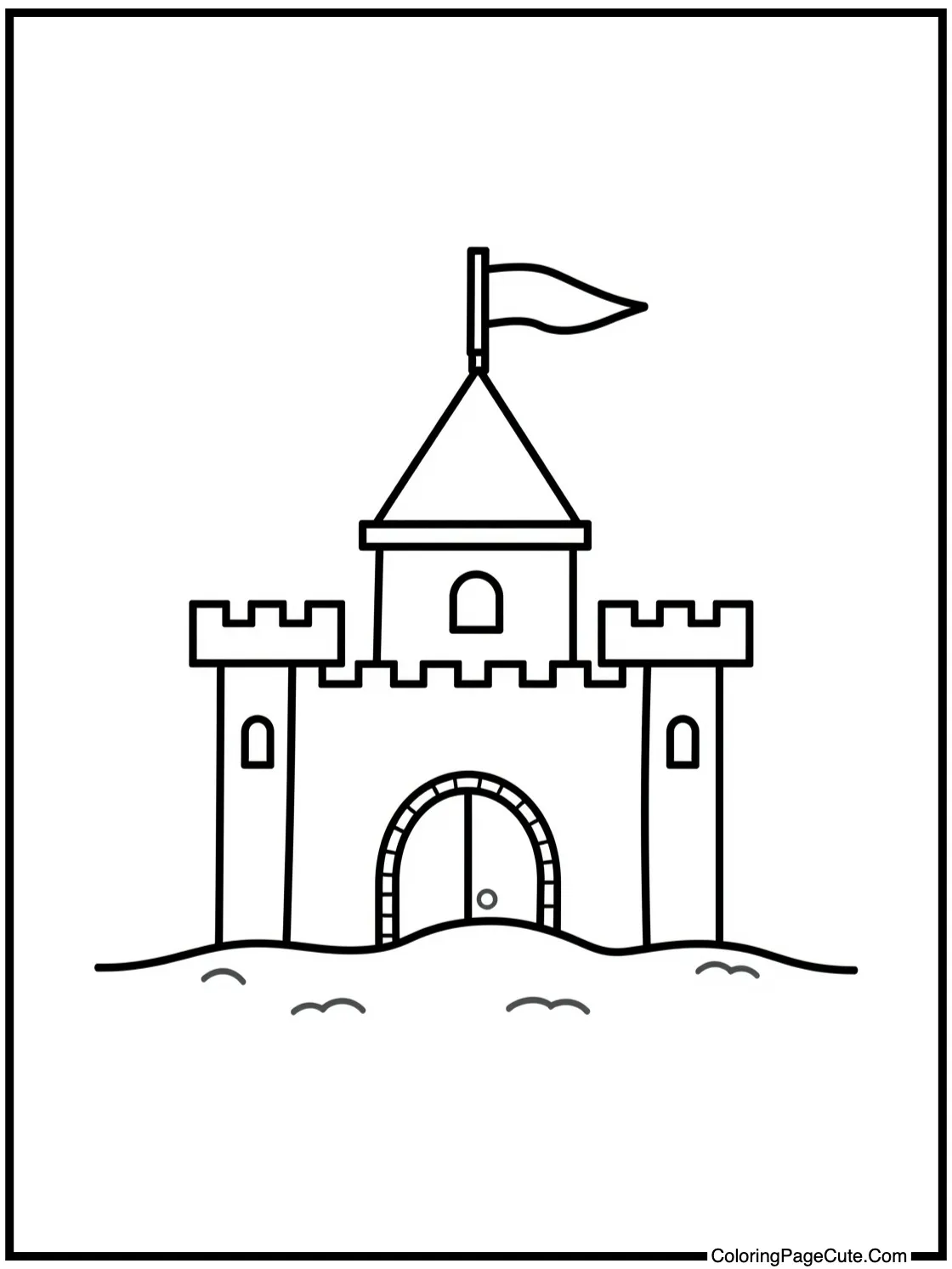 with a Simple Sandcastle