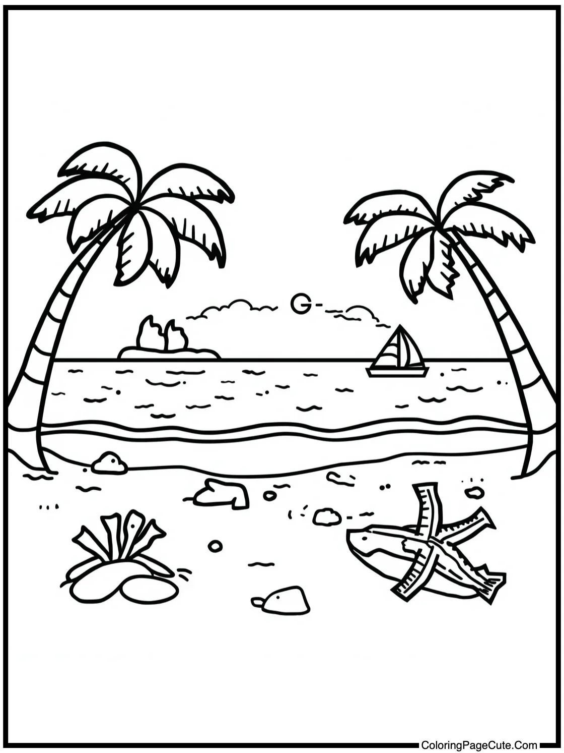 with Small Islands in Distance