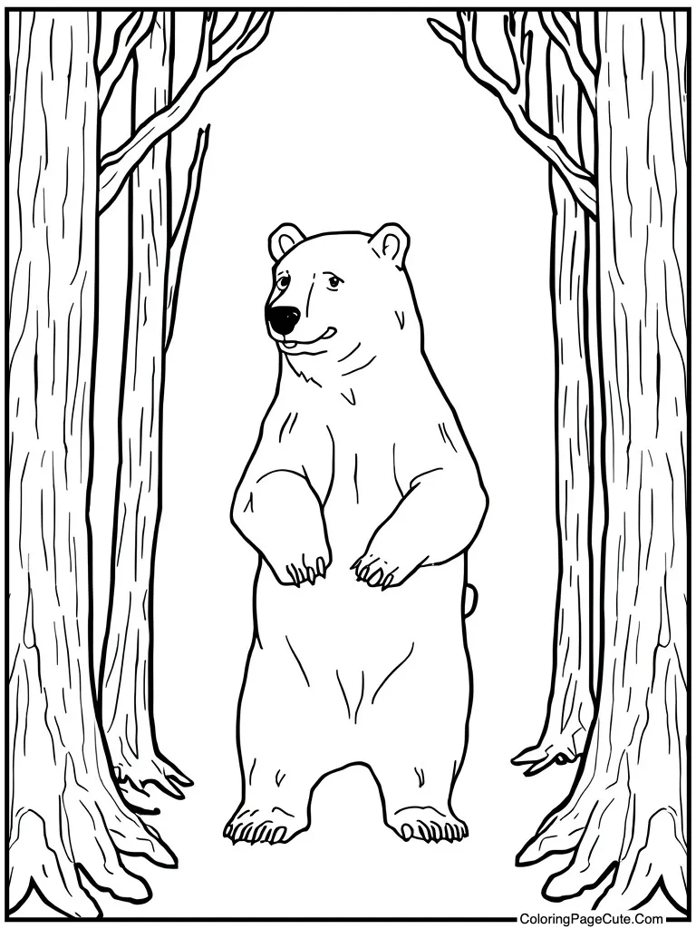 Standing on hind legs