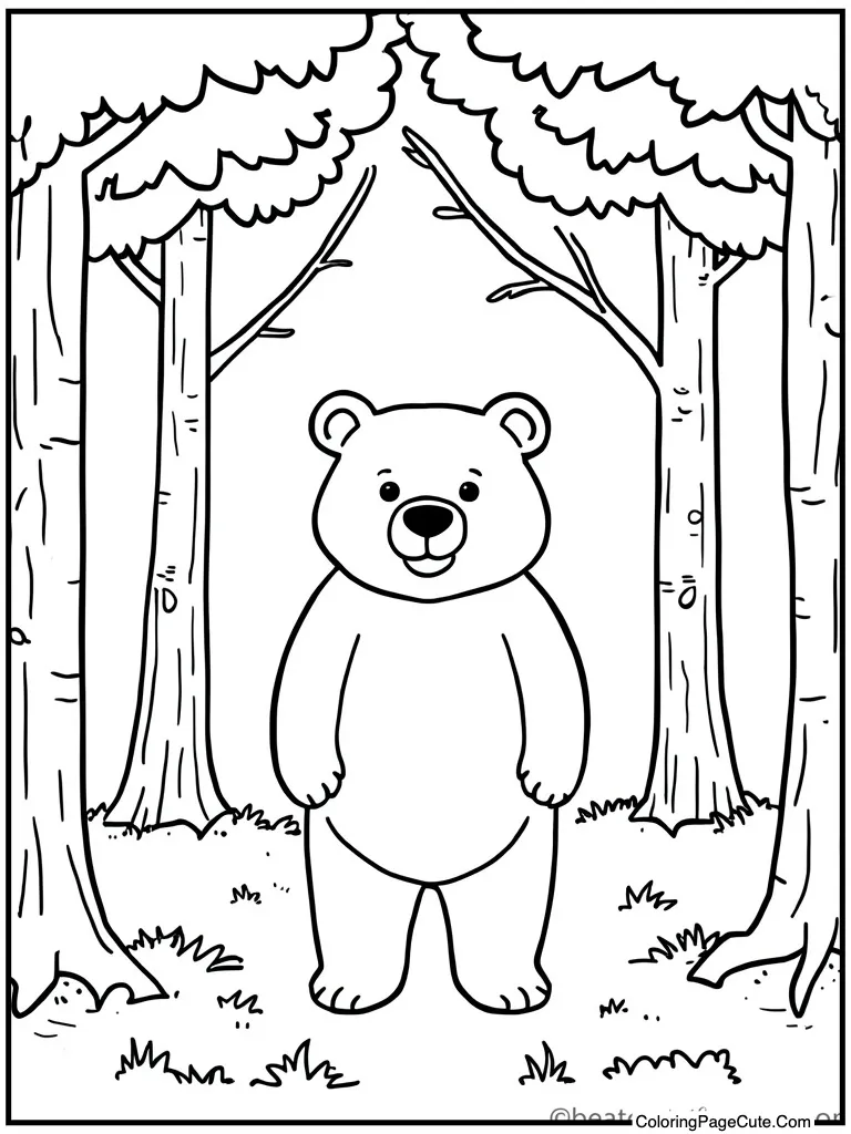 Simple outline for kids