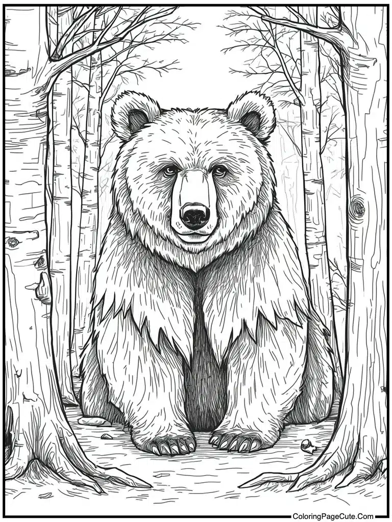 Detailed fur texture sketch