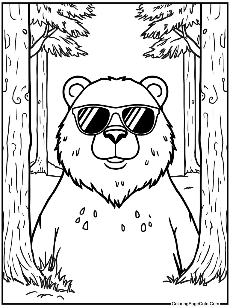 Wearing cool sun glasses