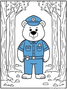 Bear Coloring Pages For Adults