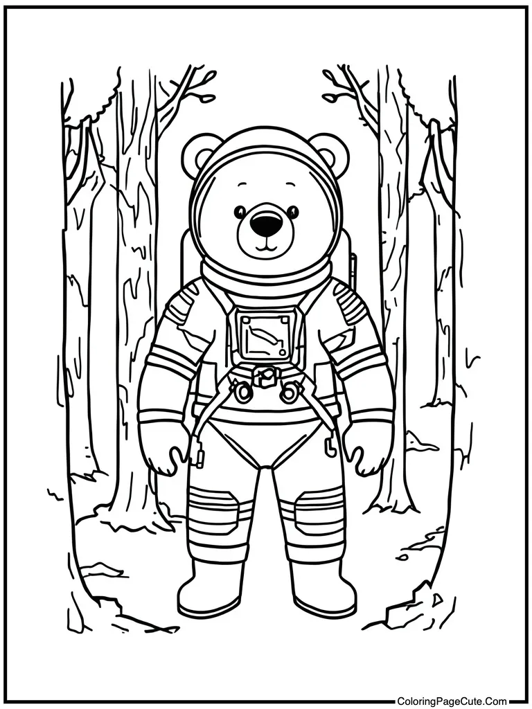 Astronaut in space suit