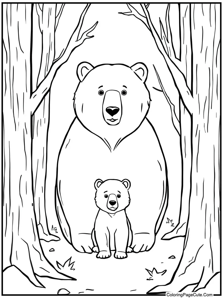 Mother and small cub