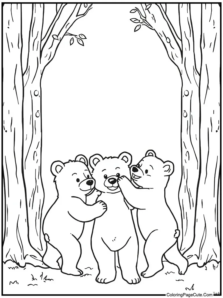 Cubs playing together nicely