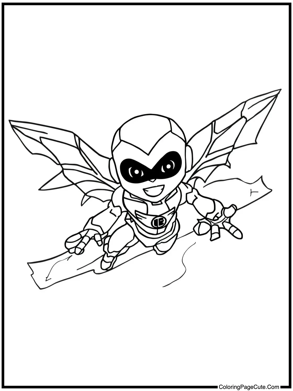 depicting Jetray flying